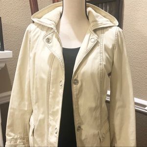 Ann Taylor Loft Women’s Sherpa Parka Jacket Small